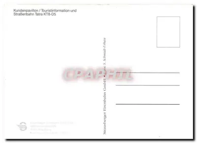 Fermata Lustgarten — Berlino — editore Strausberger Eisenbahn GmbH — Verso