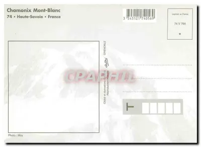 Chamonix Mont Blanc — Treno innevato — Verso