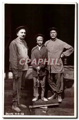 Bruay — Mineurs e jovem mineiro — Bruay, 11-8-33