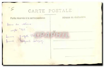 Espectáculo de casal — traje da época — editor não identificado — Verso