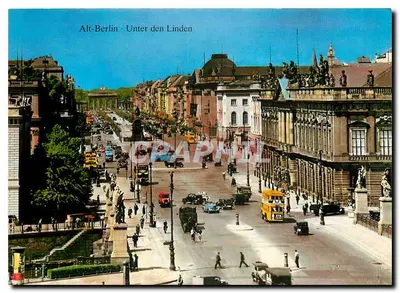 Velha Berlim · Unter den Linden — editor Schöning & Co, n° B1/6111