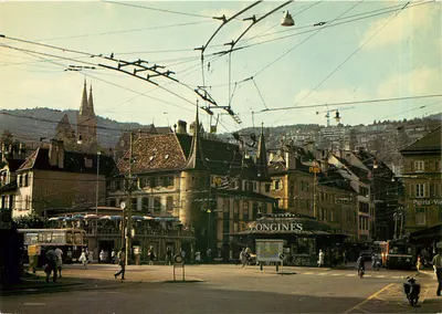 Neuchâtel — Place Pury — Linda Color S.A., Genebra