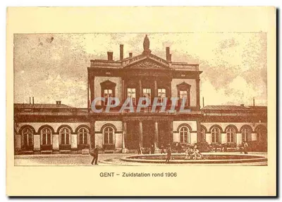 Gent - Zuidstation em torno de 1906 — editor desconhecido, número de série não visível