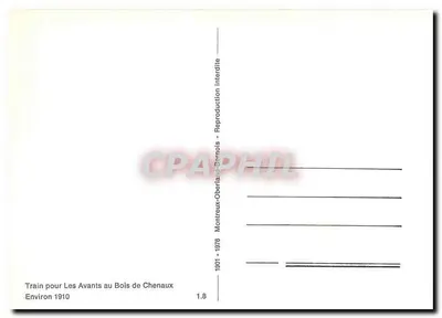 Kolej M.O.B. — Pociąg n°7 — n°6818 — Rewers