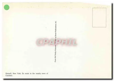 Hornell, Nowy Jork — W drodze do pobliskiego miasta Canisteo — Old Trolley Postcards, Inc. n° 1987 — Rewers