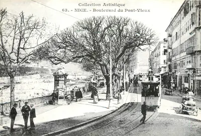 Boulevard do Pont-Vieux — Nice — Coleção Artística n°63