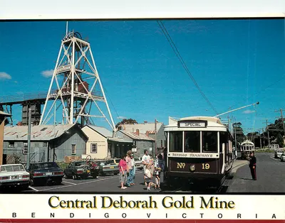 Central Deborah Gold Mine — Bendigo, Victoria — Australian Souvenirs & Marketing Pty. Ltd.