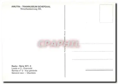Remise n°2 — Vue générale — AMUTRA - TRAMMUSEUM SCHEPDAAL — Verso