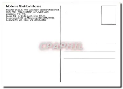 Autobus MAN SL 200 — Sportpark Niederheid — Rewers