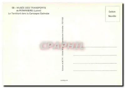 Tortillard w Gatinaise — Muzeum Transportu w Pithiviers — nr 08 — Rewers