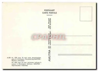 Trem a vapor HL 1093 tipo 18 — Oordegem — AMUTRA — Verso