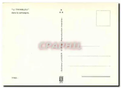 Pociąg na wsi — Éditions Lander, n° 7793 — Rewers