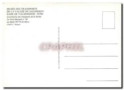 La Ferté-Bernard — Lokomotywa nr 60 — Muzeum Transportu Doliny Sausséron — Rewers