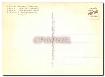 Prefeitura de Munique e o Carillão — Werner Berthel, Nr. 24 — Verso