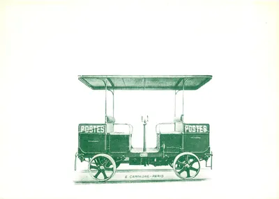Automóvel postal — Tipo A-7 — Editor E. Campagne-Paris