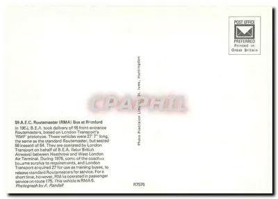 Czerwony dwumiejscowy samochód w Romford — 1963 — Photo Precision Limited, R7576 — Rewers