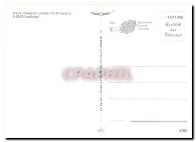 Maria-Theresien-Straße z Annasäule — Innsbruck — Alpine Luftbild Innsbruck — Rewers