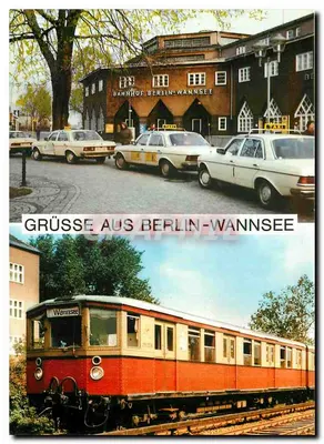 Estação de Berlin-Wannsee — trens e táxis — n° C 3430