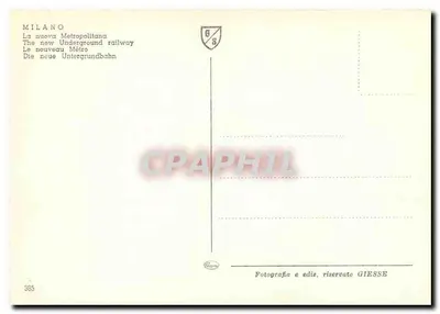 Milano — Nowa Metropolitana — GIESSE — Rewers