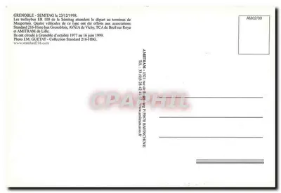 Trolejbus TAC w Grenoble — 23/12/1998 — AMITRAM - 1521 rue de Bavinchouve — Rewers