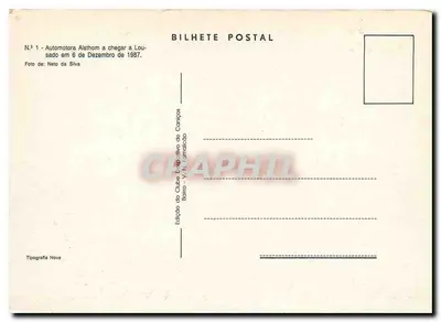 ऑटोमोटोरा अल्स्टोम लूरेस में पहुंच — दिसंबर 1987 में — क्लब डेसपोर्टिवो डी कैनिकोस के द्वारा प्रकाशित — पीछे