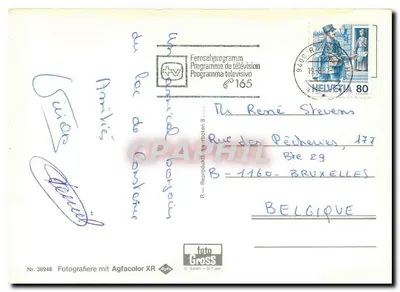 Appenzell — widok panoramiczny z pociągiem — n°38948 — Rewers