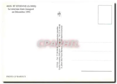 Saint-Étienne — Tramwaj Solaure — n°4410 — Rewers