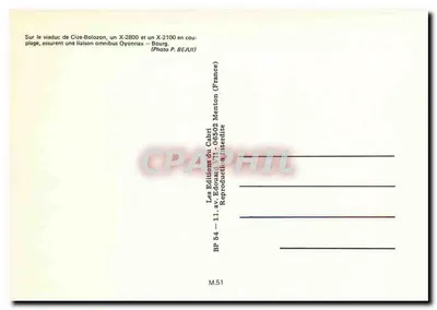 Most nad Cize-Bolozon — Francja — Les Éditions du Cabri — Rewers