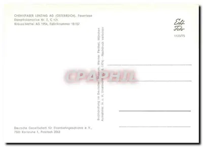 Chemiefaser Lenzing AG — Parowoz nr 2 — Krauss-Maffei AG — Rewers