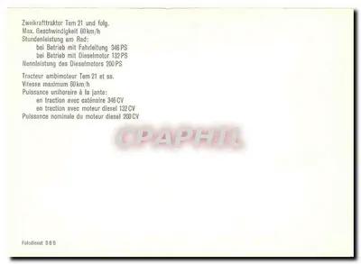 Elektryczna lokomotywa Tem 23 — Pojazd mieszany — seria 88 — Rewers