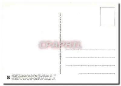 Antwerpen - Bus Van Hool - Fiat Type 409 - AU 9 Série 646-662 — Rewers