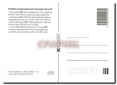 Tramways modernizados de Praga — Tatra T3 — K-Report — Verso