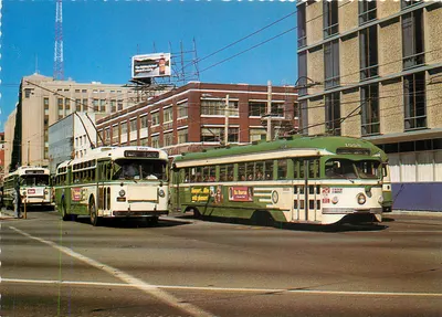 San Francisco — Trams na cidade — J. Barnard Photographer Ltd., Victoria, B.C.