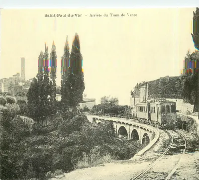 Saint-Paul-du-Var — Chegada do Trem de Vence — Coleção artística