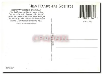 Conway Scenic Railroad — North Conway, New Hampshire — Eastern Scenics — Verso