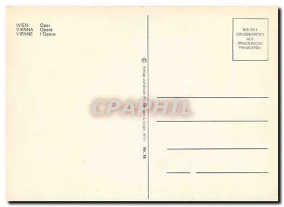 Oper w Wiedniu — Wien — n°79 — Rewers