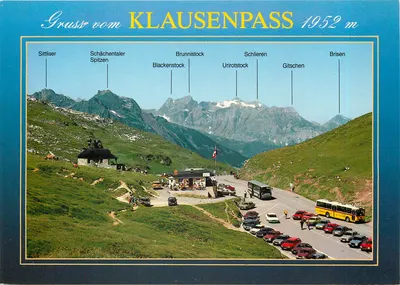 Klausesenpass — 1952 m — Rud Suter AG, Zürich