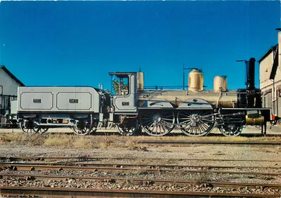 Locomotiva "Forquenot" 340 PO — Museu Francês do Caminho de Ferro Mulhouse — Coleção Dentex-Kochereau