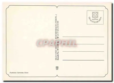 Thüringerwaldbahn — Gotha — DRUCKEREI KIRCHNER GOTH — Verso