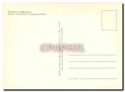 Freiburg im Breisgau — Münster-Schwabentor-Greiffenegg-Schlößle — Bildverlag Freiburg im Breisgau — Rewers