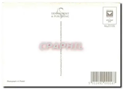 Blackpool Pleasure Beach — Tramway — Dennis Print & Publishing B.015038L — Verso