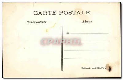 Viroflay — Entrada da Floresta — O Restaurante da Chaumière — E. M. — Verso