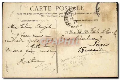 Saint-Denis. Hotel de Ville przy Katedrze — wydawca L.V. & Cie, nr 1120 — Rewers