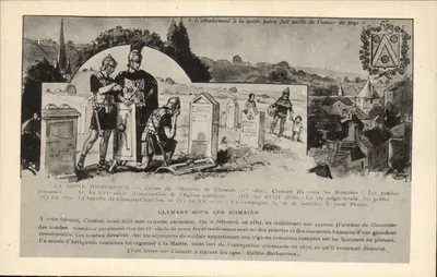Clamart sob os Romanos — A Sena Histórica (1ª série) — A. Longuët, Paris