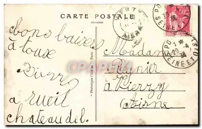 Manoir de Richelieu — Miragem no Lago — A.C. 10 — Rueil-Malmaison — Verso