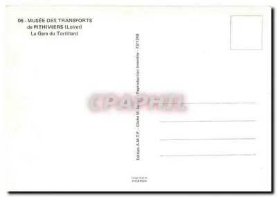 Stacja Tortillard — Pithiviers (Loiret) — Wydawnictwo A.M.T.P. — Rewers