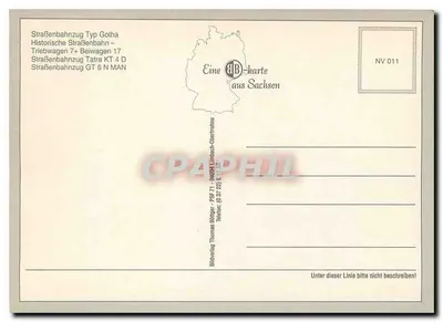 Zwickauer Straßenbahn — 100 Jahre Zwickauer Straßenbahn — editor Bildverlag Thomas Böttger — Verso