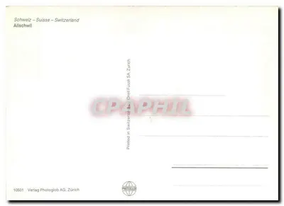 Allschwil — editor Photoglob AG Zürich, n° 10501 — Verso