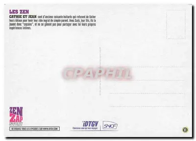 Les Zen — Cathie e Jean — iDTGV — Verso