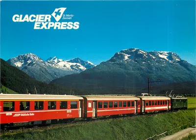 Glacier Express — St. Moritz-Zermatt — Verlag Photoglob AG, Zürich